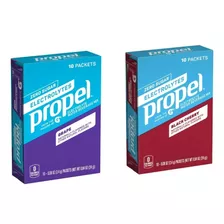 Propel En Polvo Bebida Individual Cereza Negra, Uva 20pzs