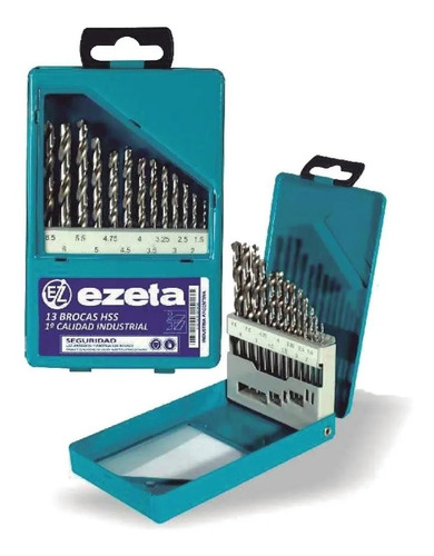 Set Juego Kit De Mechas 11 Piezas Ezeta Para Metal Hss