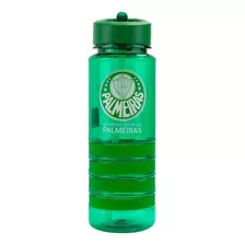 Garrafa Verde Time Palmeiras De Plástico Licenciado 700 Ml Cor No