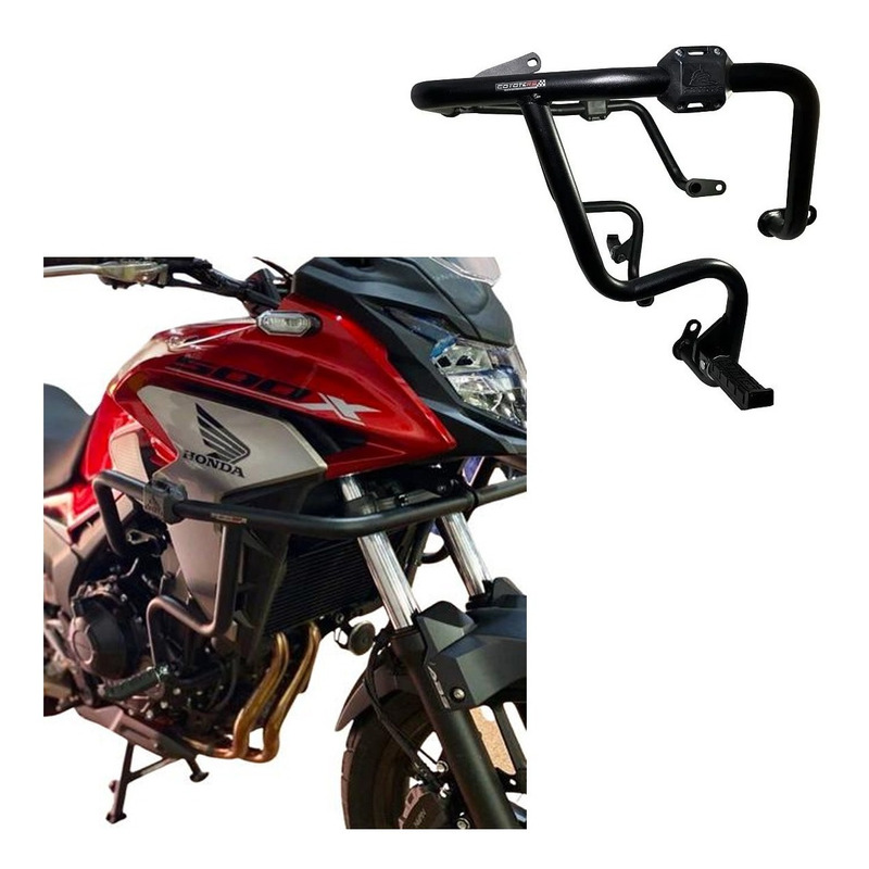 Protetor Motor Carenagem Coyote com Pedal Yamaha Crosser 150 - Cavalo de  Aço Motos