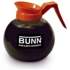 Decantador De Café Bunn De Vidrio Para 12 Tazas, Color Naran