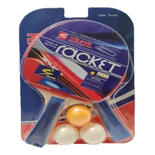 Set De Ping Pong 2 Paletas 3 Pelotas Juego Welstar Racket