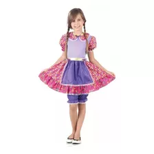 Fantasia Caipira Com Culote Lilas Infantil Sulamericana