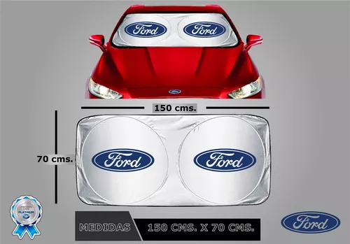 Protector Cubresol Ventosas Ford Fiesta 1998 Logo T2 Foto 4