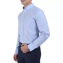 Camisa Oxford Dotación Empresarial Elegante Por 3 Unids