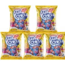 Kit 5 Pacotes De Bala Lua Cheia Frutas Mastigável 400g- Dori