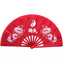 Abanico X2 Tela Pvc Estampada Surtidos Kung Fu Tai Chi