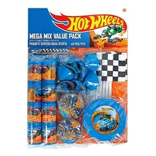 Amscan , Hot Wheels Wild Racer Party Favors Mega Mix Value .