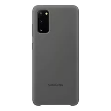Funda Samsung Original De Silicona Para Galaxy S20, Gris