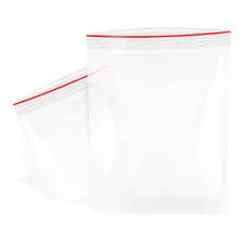 100 Saco Saquinho Zip Lock Grande Hermético - 30x40 