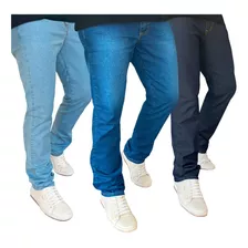 Kit 10 Calças Jeans Masculina Com Lycra.