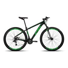 Mountain Bike Gts Pro M5 Techs Aro 29 19 21v Freios De Disco Mecânico Cor Preto/verde