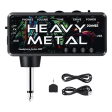 Donner Amplificador De Auriculares Para Guitarra Heavy Metal