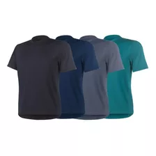 Kit 5 Camisetas Dry Fit Poliéster Corrida Academia Masculina