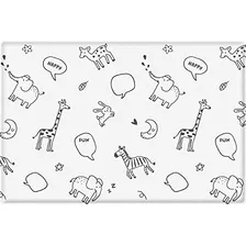 Baby Soft Play Mat Animal Talk (animal Talk, Mediano)