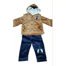 Conjunto De Bebe 3 Piezas Grueso Doble 