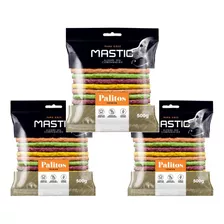 Osso Palito Colorido 8mmx5 500g - 3und Mastig 