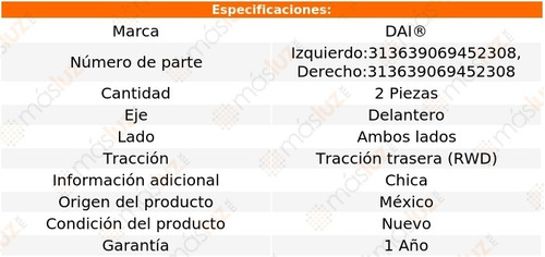 Kit 2 Bases Para Amortiguador Del Infiniti Qx56 Rwd 04/10 Foto 2