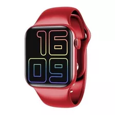 Relógio Smartwatch Hw12 Série 6 Tela Infinita Vermelho