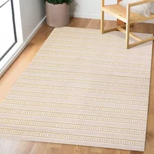 Tapete Para Sala Quarto Boho Toque Algodão 132x200 Verona Cor Bege