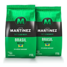 Combo Cafe Molido Tostado Brasil 500g Sin Azúcar Agregada X2