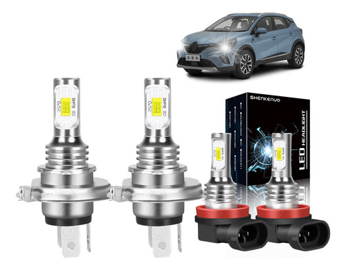 Foto de W Kit De Faros Delanteros Led Para Nissan Tiida 2007-2015 W