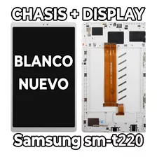 Tablet Samsung Sm-t220 Blanco Display + Chasis Lee Descripci