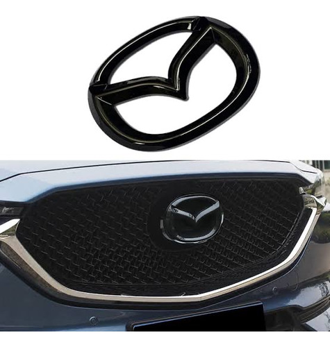 Emblema Logo Parrilla Negro Mazda 3 2023 2021 2019 Sedan Hb Foto 2