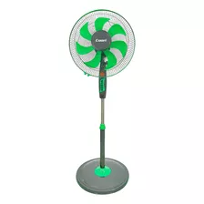 Ventilador De Pie Oscilante Y Regulable 3vel 50w Cuori Green Cantidad De Aspas 7 Color De La Estructura Negro Color De Las Aspas Verde Diámetro 41 Cm Frecuencia 50/60hz Material De Las Aspas Plástico