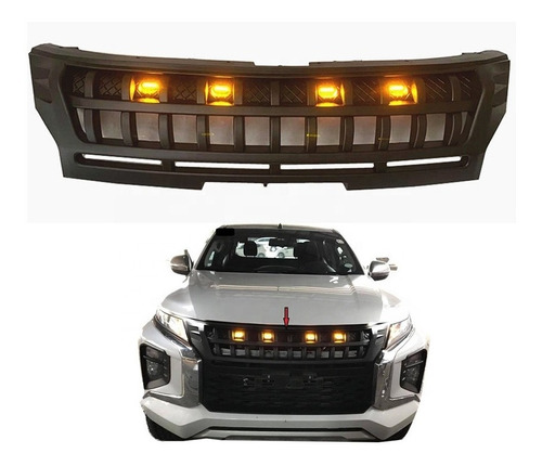 Parrilla Luz Led Mitsubishi L200 2019 2020  Foto 2