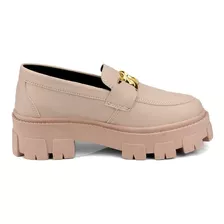 Mocassim Tratorado Feminino 403 Plataforma Blogueira Premium