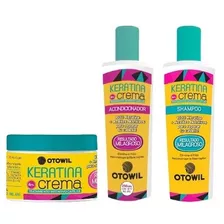 Pack Otowil Keratina Shampoo Acondicionador Tratamiento 