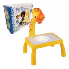 Girafinha Lousa Mágica Mesa C/ Projetor De Desenho Infantil