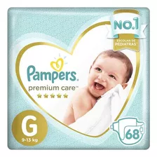 Fraldas Pampers Premium Care G 68 U