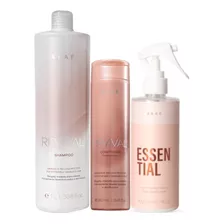 Braé Revival Kit Shampoo 1l + Cond 250ml + Essential 260ml