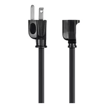 Cable De Extensión Monoprice De 3 Clavijas - 1 Pie - Negro 