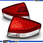 2008-2011 Ford Focus S Se Sel Ses Coupe / Sedan Red Led  Gt4