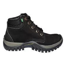 Bota Masculina 100% Couro Botina Cano Curto Trabalho