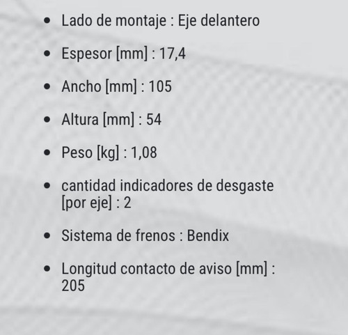 Pastillas De Freno Delanteras Renault 21 1,6 Con Testigos Foto 5
