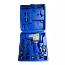 Chave De Impacto Pneumática Kit Com 17pçs 1/2 Polegada 32kg