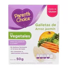 Parents Choice Galletas Vegetable Arroz Jazmín Vegetales 50g