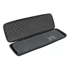 Funda Rigida Negra Con Cierre Para Logitech Mx Keys