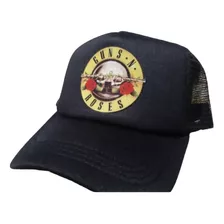 Gorra Trucker Negra Con Parche Guns N' Roses