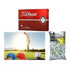 Combo - 12 Pelotas De Golf + 100 Tees + Juego De Marcadores