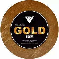 Fita Adesiva - Gold + 50 Metros 2,5cm - Prótese Capilar
