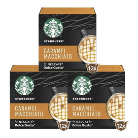 CÃ¡psulas De CafÃ© Starbucks Caramel Macchiato X3 Cajas