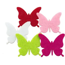 30 Mariposas Decoración Fiesta Adornos Colores 7 Cm Ancho