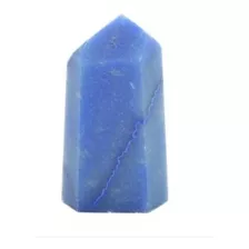 Ponta Cristal Gerador Quartzo Azul 7cm 