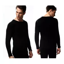 Camiseta Térmica Masculina Longa Proteção Peluciada Fleece