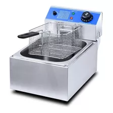 Fritadeira Industrial Elétrica Importway Inox 6l Prata 110v